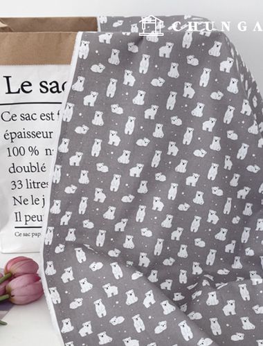 20 count pattern fabric polar bear