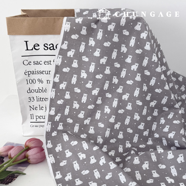 20 count pattern fabric polar bear