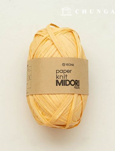 Paper thread Midori summer knitting thread Rattan Korean paper thread Butter 105