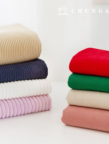 Corduroy Fabric 2.5W 4.5W 8W 16W Corduroy Fabric Wide Width Fabric Winter Plain December Simply