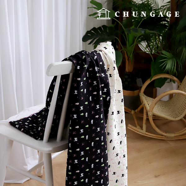 Poly fabric Wrinkles Fabric Jacquard Cat Guard (2 types)