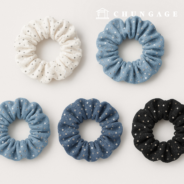 Denim fabric, jeans fabric, wide width glitter spangle, 5 types