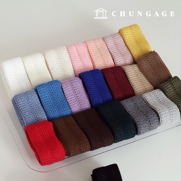 Wool binding tape knit bias 52 count acrylic wool band 24 types