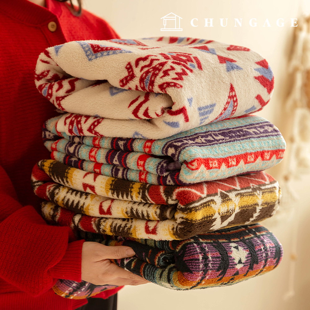 Wool swirly fluffy fleece faux fur Winter Fabric Nordic Patterns Wide Width Italy 4 types