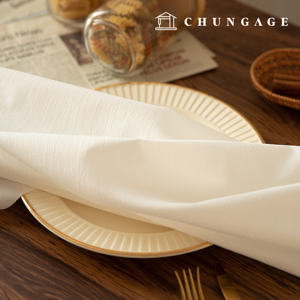 Cotton Poly Blend Gauze Plain Clothing Fabric Wide Width Telein