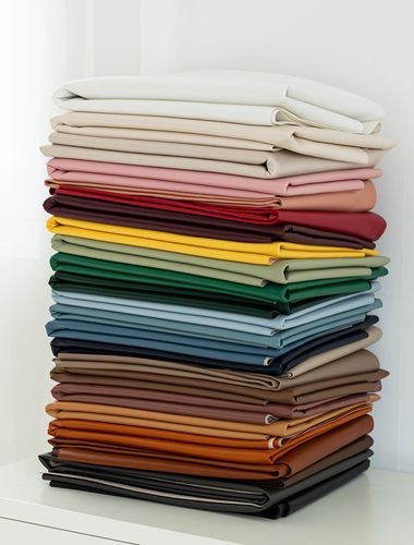 1 yard of plain faux leather fabric, eco-friendly synthetic leather, waterproof fabric for daily use, and simple leather