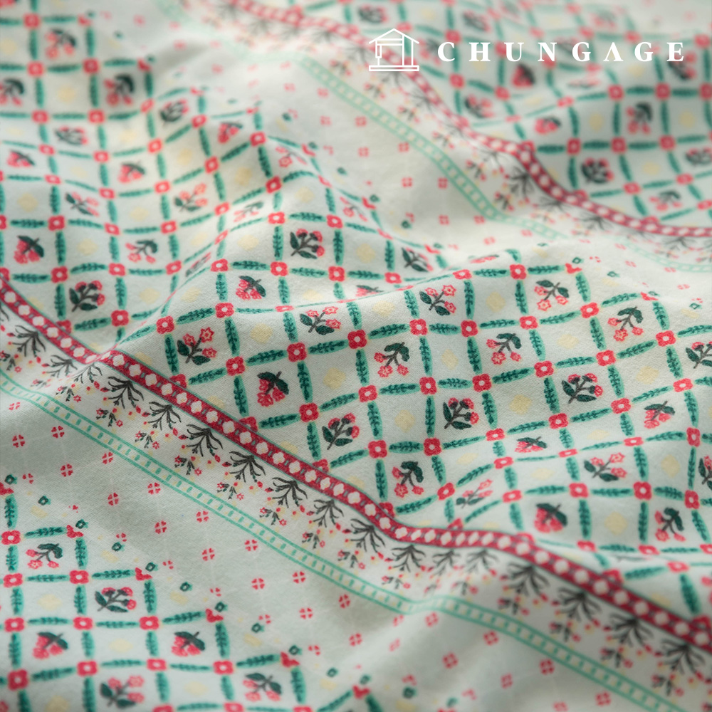 Cotton napping microfiber fleece fabric Winter 20 count floral flower fabric