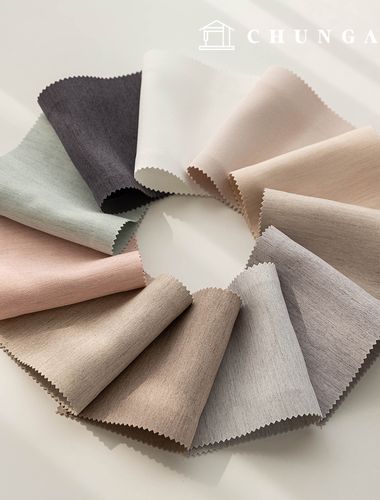 Curtainfabric Antibiotic Plain Hotel Curtain Fabric Kona 11 types