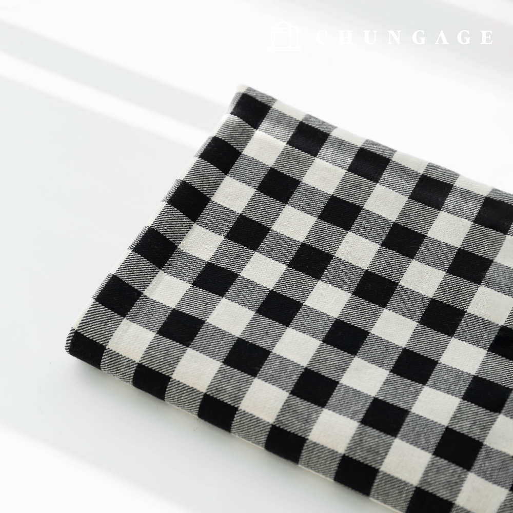 Cotton fabric Check pre-dyed Fabric Wide Width Cam grid