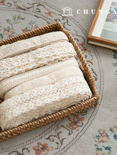 cotton lace fabric bowknot mesh chiffon torsion lace fabric 15 yards sold