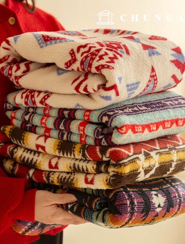 Wool swirly fluffy fleece faux fur Winter Fabric Nordic Patterns Wide Width Italy 4 types