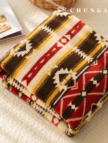 Wool swirly fluffy fleece faux fur Winter Fabric Nordic Patterns Wide Width Giorno