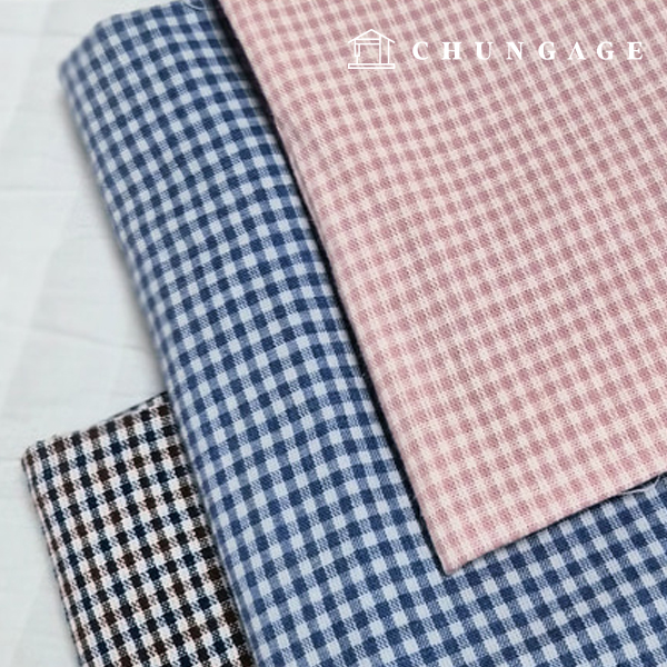 40 count check fabric, wide width, 3 types of checks