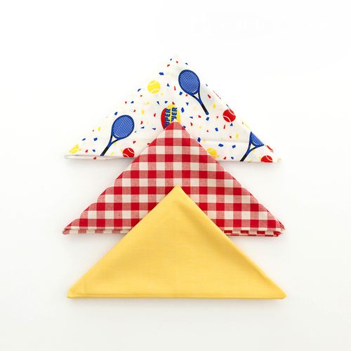 Fabric Package Check Fabric Tennis Racket Cotton Fabric Doll Puppy Clothes Making Pieces 3 Types 106