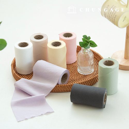 Roll Bias Semi Microfiber Plain Bias Tape 10cm Washing Heidi 7 Types