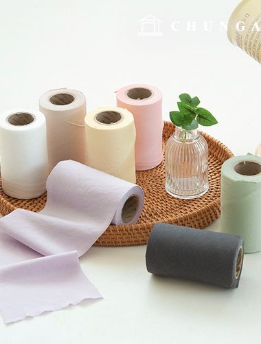 Roll Bias Semi Microfiber Plain Bias Tape 10cm Washing Heidi 7 Types