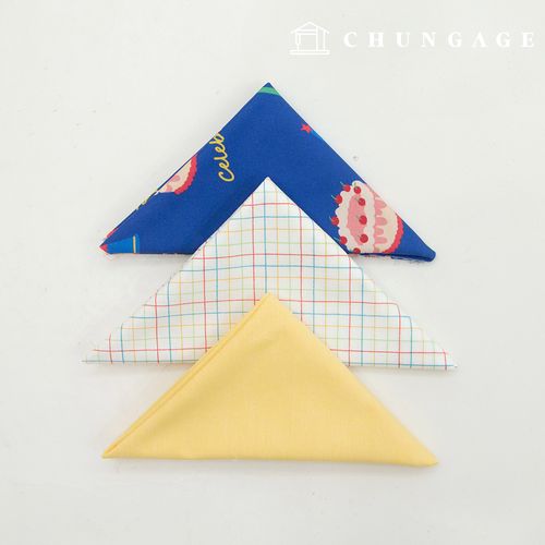 Fabric Package Check Fabric Cotton Fabric Cake Yellow Piece 3 Types 151