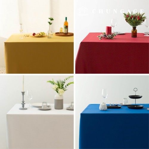 Plain Tablecloth for Events, Corporate Exhibition Event Tablecloth, Side Tablecloth
