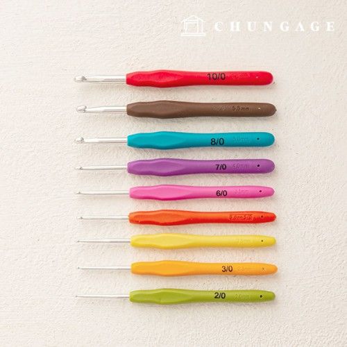 9 types of silicone knitting needles for crochet hooks