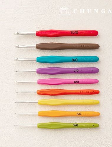 9 types of silicone knitting needles for crochet hooks