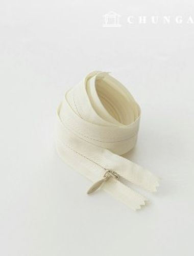 Console zipper hidden single-breasted zipper 60cm natural