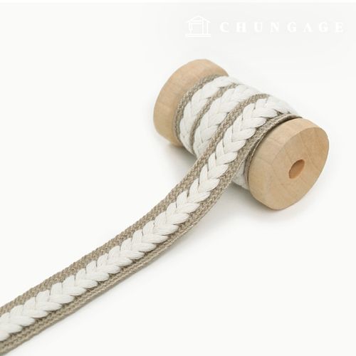 Cotton webbing Eco Bag bag accessories webbing strap combed blade ivory beige 76836
