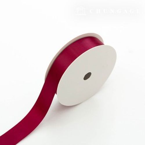 Satin bowknot String 20-marol package bowknot tape craft String 25mm Wine
