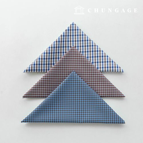 Fabric package Check Span scrap fabric scrap cloth Doll puppy clothes making 3 types A 3