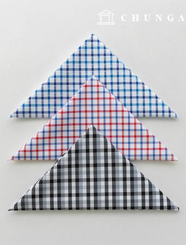 Fabric package Check Span scrap fabric scrap cloth Doll puppy clothes making 3 types A 5