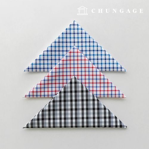 Fabric package Check Span scrap fabric scrap cloth Doll puppy clothes making 3 types A 5