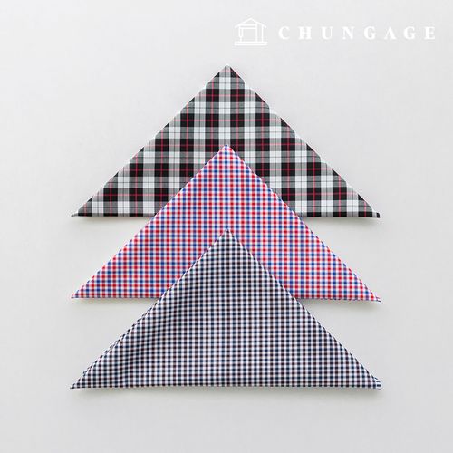 Fabric package Check Span scrap fabric scrap cloth Doll puppy clothes making 3 types A 6