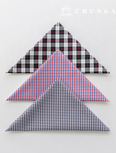 Fabric package Check Span scrap fabric scrap cloth Doll puppy clothes making 3 types A 6