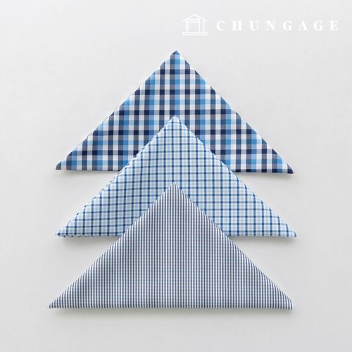 Fabric package Check Span scrap fabric scrap cloth Doll puppy clothes making 3 types A 8