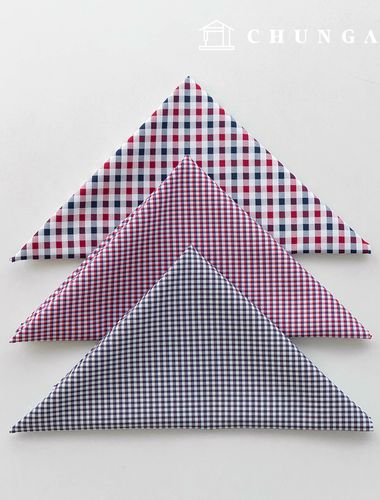 Fabric package Check Span scrap fabric scrap cloth Doll puppy clothes making 3 types A 1