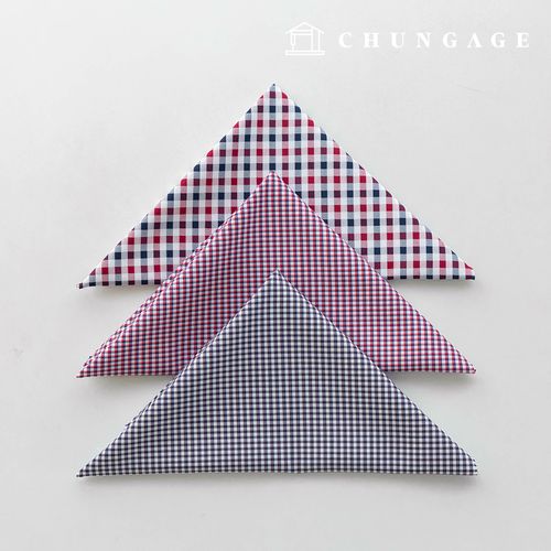 Fabric package Check Span scrap fabric scrap cloth Doll puppy clothes making 3 types A 1