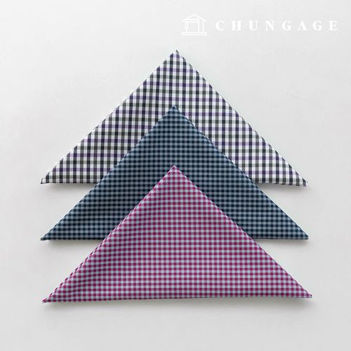 Fabric package Check Span scrap fabric scrap cloth Doll puppy clothes making 3 types A 2