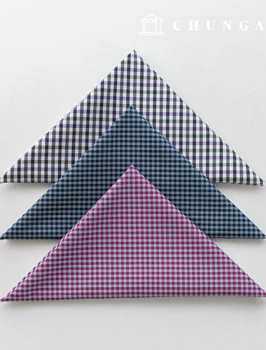 Fabric package Check Span scrap fabric scrap cloth Doll puppy clothes making 3 types A 2