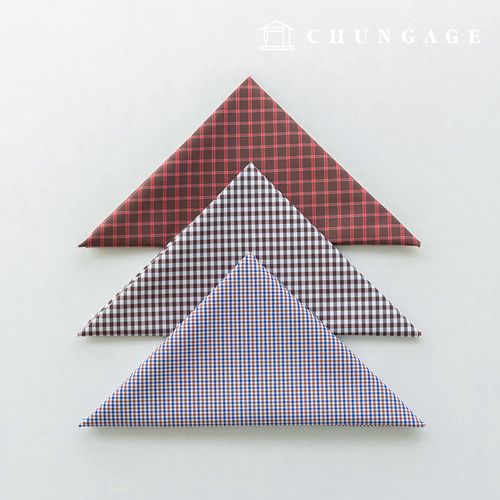 Fabric package Check Span scrap fabric scrap cloth Doll dog clothes making 3 types A 13