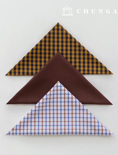 Fabric package Check Span scrap fabric scrap cloth Doll puppy clothes making 3 types A 28