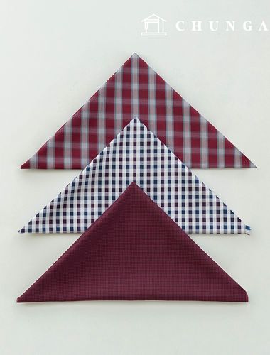 Fabric package Check Span scrap fabric scrap cloth Doll dog clothes making 3 types A 23