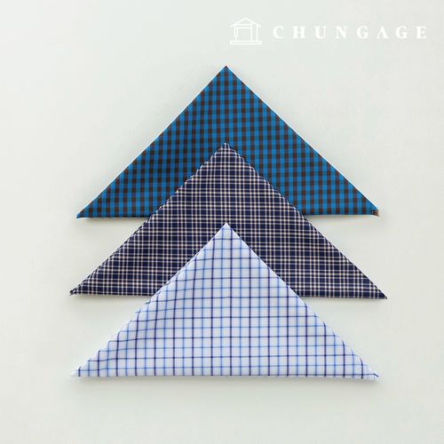 Fabric package Check Span scrap fabric scrap cloth Doll puppy clothes making 3 types A 22