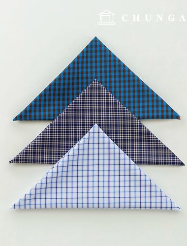 Fabric package Check Span scrap fabric scrap cloth Doll puppy clothes making 3 types A 22