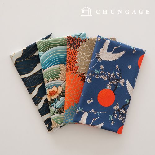 Fabric Package Flower Scrap Fabric Oriental Fabric Doll Dog Clothes Making 4 Types 214