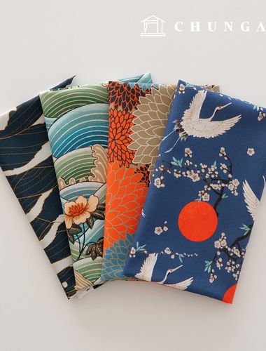 Fabric Package Flower Scrap Fabric Oriental Fabric Doll Dog Clothes Making 4 Types 214