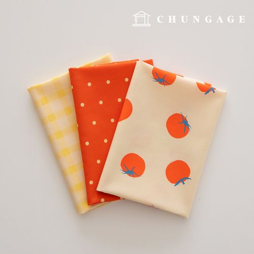 Fabric Package Tomato Scrap Fabric Check Fabric Doll Puppy Clothes Making 3 Types 222