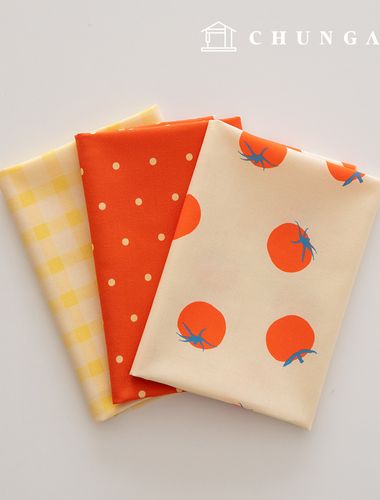 Fabric Package Tomato Scrap Fabric Check Fabric Doll Puppy Clothes Making 3 Types 222