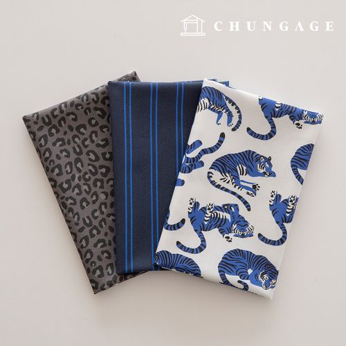 Fabric Package Tiger Scrap Fabric Striped Fabric Doll Puppy Clothes Making 3 Types 229