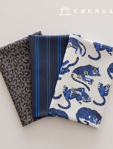 Fabric Package Tiger Scrap Fabric Striped Fabric Doll Puppy Clothes Making 3 Types 229