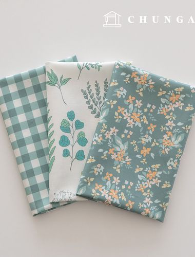 Fabric Package Flower Scrap Fabric Check Fabric Doll Puppy Clothes Making 3 Types 239