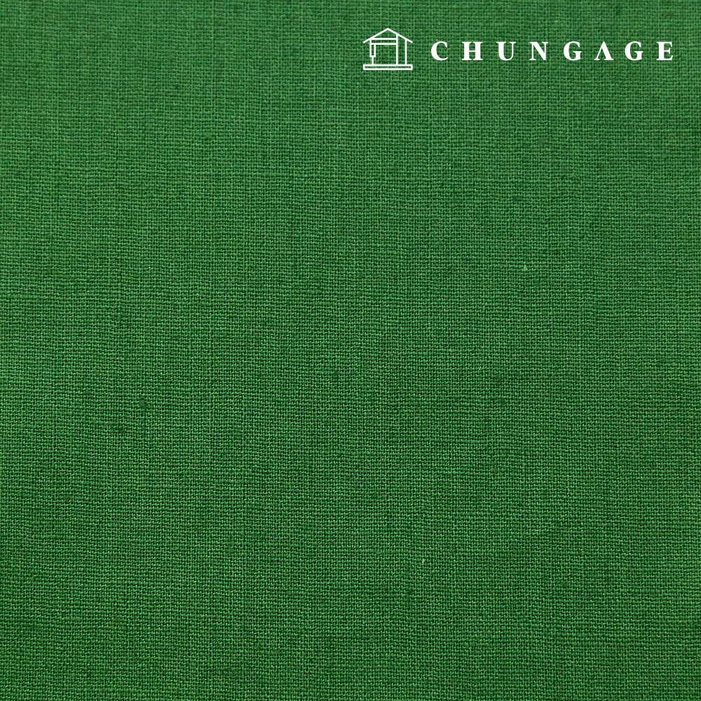 Christmas Linen Fabric Washing Plain Linen Wide Width 11 count Forest Green 1 yard